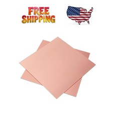 6" x 6" Pure Copper Sheets - Ideal for Electrical Artistic Projects