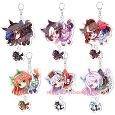 Uma Musume: Pretty Derby Rice Showertokai Teio Mejiro Suzuka Acrylic Keychain