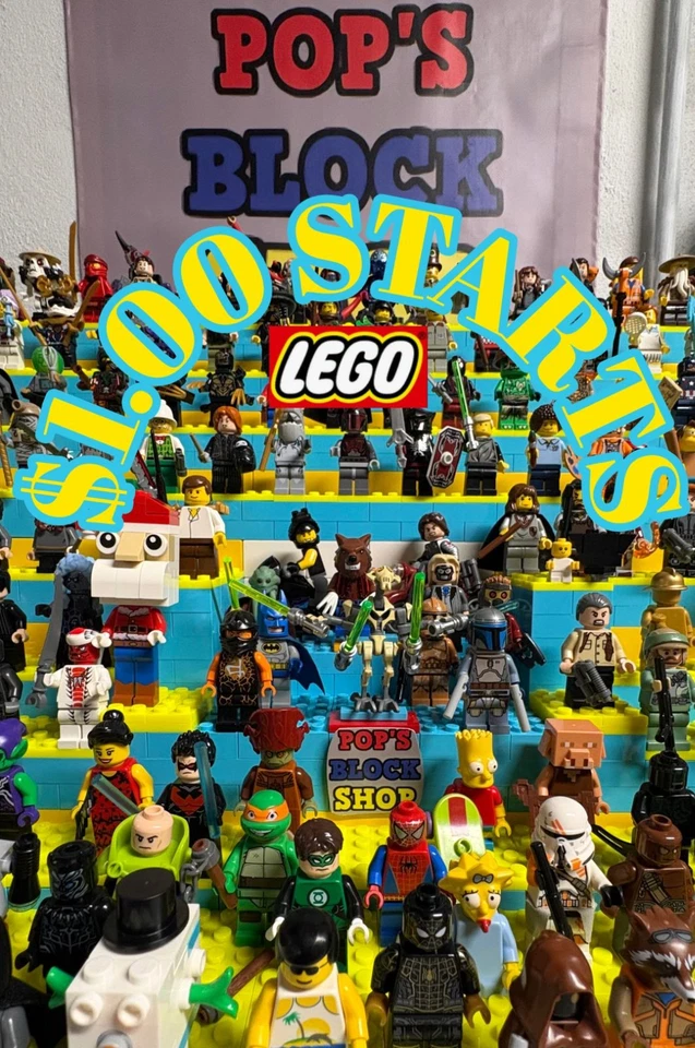 LEGO MINIFIGURE MANIA with $1.00 Starts AND RARE FINDS FOR EVERYONE
