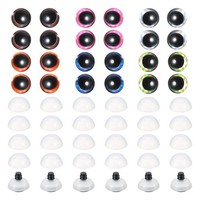 16Mm Sicherheitsaugen In Mondform 36X Bunte Sicherheitsaugen Zum HäKeln 6 Farben