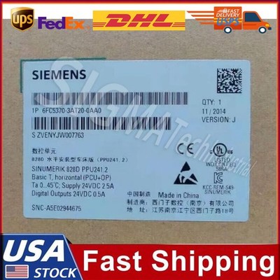 New Siemens 6FC5370-3AT20-0AA0 SINUMERIK 828D Basic T 6FC5 370-3AT20-0AA0