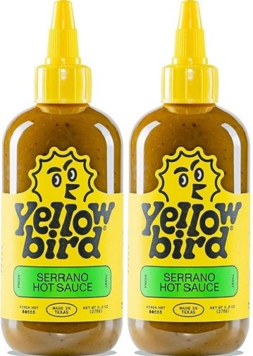 Yellow Bird Serrano Hot Sauce 2 Pack
