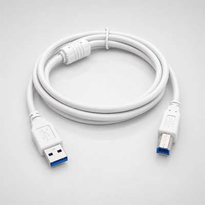 USB 2.0 A-B Lead Compatible With Sharp MX-2614N 1.5m White
