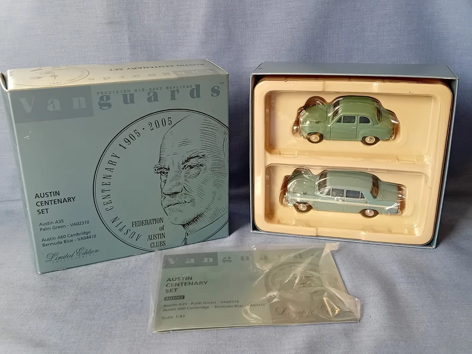 Corgi Vanguards 1:43 - Austin Centenary Set Austin A35 & Austin A60 - AU3002 - Image 2 of 4