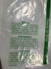 1000 4x6 AMAZON SELLER COMPLIANT Self Seal Suffocation Warning Clear Poly Bags