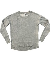 Athleta Heather Gray Coaster Luxe Sweatshirt Size XS Super Soft Thumb holes