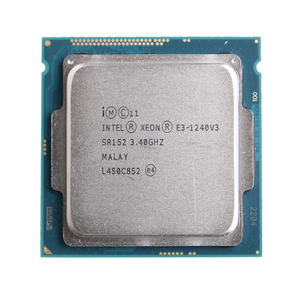 Intel Xeon E3-1230 V3 E3-1231 V3 E3-1240 V3 4 Cores CPU LGA1150 processor - Image 3 of 4