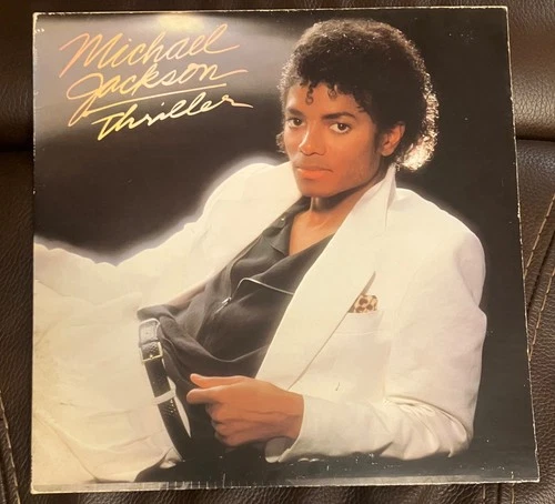 Vintage Michael Jackson Thriller Vinyl Record (Epic AL 38112) Vg+/Vg+