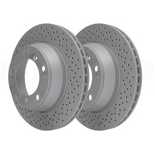 FOR PORSCHE 911 Targa (996) 3.6 2001 - 2005 REAR BRAKE DISCS PAIR 299mm X 24mm
