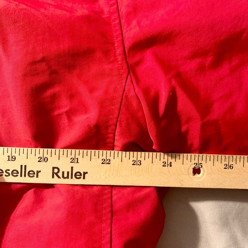 Lands’ End Coat Men XL 46-48 Red Thick Full Zip Pockets Sherpa Lined Snow Winter - Picture 15 of 18