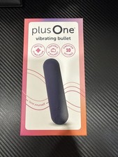 PLUS ONE VIBRATING BULLET SOFT TOUCH MASSAGER, 10 VIBRATION SETTINGS READ