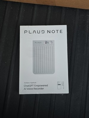 PLAUD NOTE AI VOICE RECORDER 64 GB Silver New Sealed