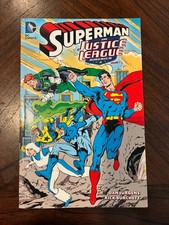 Superman & Justice League America v. 1  AUTOGRAPHED by Burchett, Jurgens, Marzan
