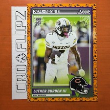 2025 Panini Score-A-Treat Luther Burden III RC #18 - Chicago Bears