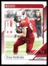Trey McBride 2024 Donruss #118 Cardinals NFL READ FREE SHIPPING AutographDen