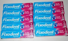 Fixodent Complete Original Denture Adhesive Cream, 2.4 oz,  10-Pack SEALED
