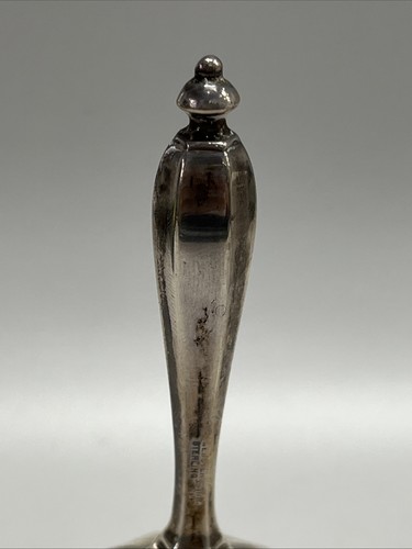 Vintage 1930er Webster & Company Sterlingsilber Abendessen Glocke Dodekaedrale Form - Bild 3 von 8