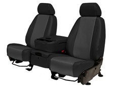 Caltrend Car Seat Covers Fit Chrysler Pacifica 2017-2024 Charcoal Carbon Fiber
