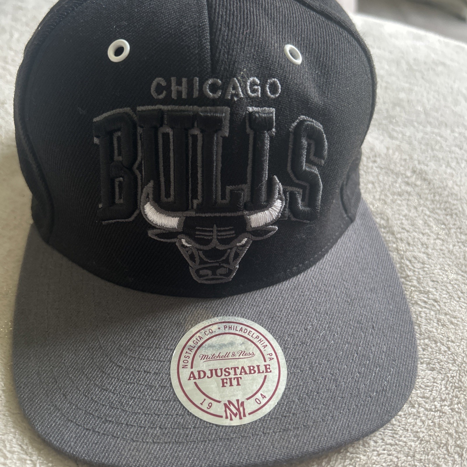 Mitchell & Ness X NBA X Chicago Bulls 2016 Pro Snapback Cap with holograms RARE!
