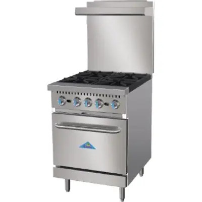 Comstock Castle R4 24'' Wide Gas Four Burner Range