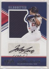 2018 USA Baseball Stars & Stripes Jerseys Black Ink /199 Johnny Aiello Auto 0g4