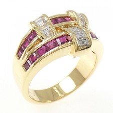 Authentic 18K Yellow Gold Ruby Ring 1.69CT #230-000-380-6202