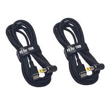 PD Trigger USB C to DC 5.5 x 2.5mm Power Cable 100W 20V 5A 5.9ft 2 PCS