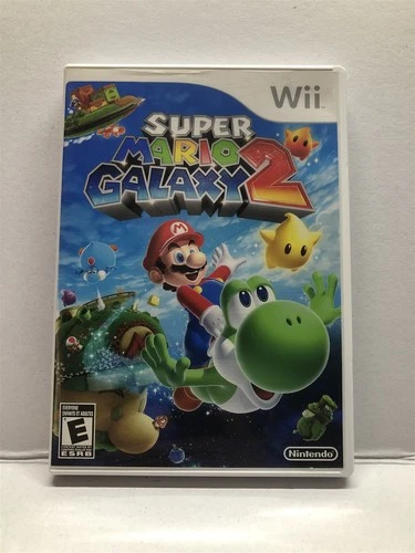 Super Mario Galaxy 2 (Nintendo Wii, 2010) Complete with Manual - Tested Working