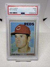 1970 TOPPS #580 PETE ROSE PSA 5 Cincinnati Reds