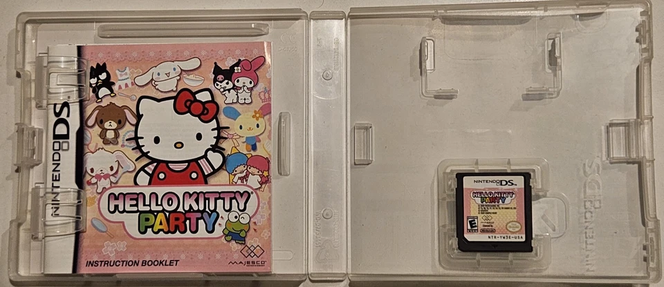 Hello Kitty Party Nintendo Ds Game Complete w/ Manual Case Free Fast Despatch Au - Image 3 of 4