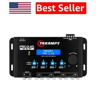 Pro 2.4S Digital Signal Processor: 15-Band EQ for Exceptional Sound Quality