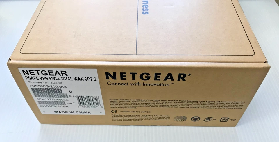 NETGEAR ProSafe FVS336G v2 Dual WAN Gigabit SSL VPN Firewall NEW - Image 2 of 3
