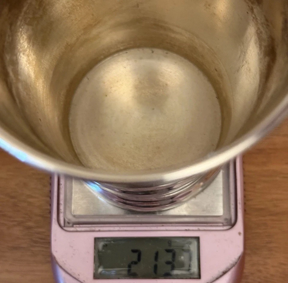 国际银币完好朱莱普杯无单色串珠复古 - 115G — 第 4/4 张图片