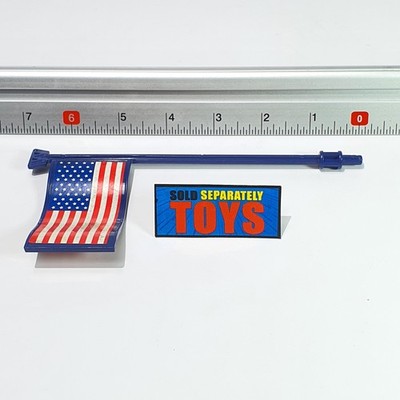 Vtg WWF Wrestling Ring FLAG A original Hasbro Titan Sports blue