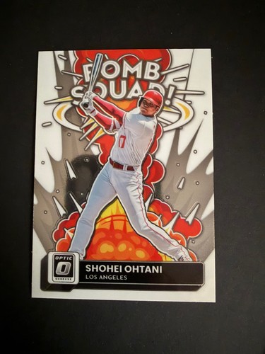 2022 Panini Donruss Optic- BOMB SQUAD! SILVER Holo Shohei Ohtani #BS-3 (Angels)