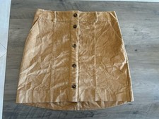 Vineyard Vines Size S Straight Button Down Skirt Tan Corduroy-MSRP 128