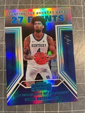 2020 CONTENDERS DRAFT PICKS PLAYING THE NUMBERS GAME NICK RICHARDS 1/1 CARD ROOK
