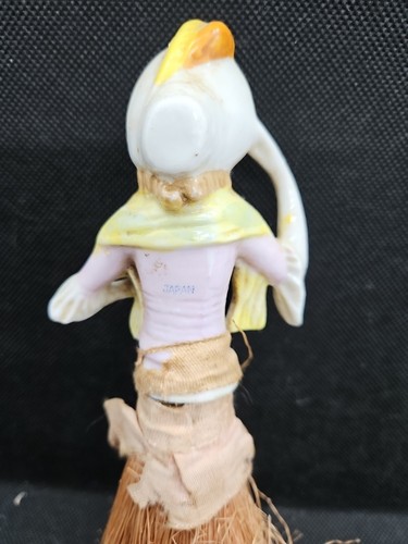 Victorian Porcelain Half Doll Clothes or Vanity Brush All Original - Japan - Picture 7 of 11