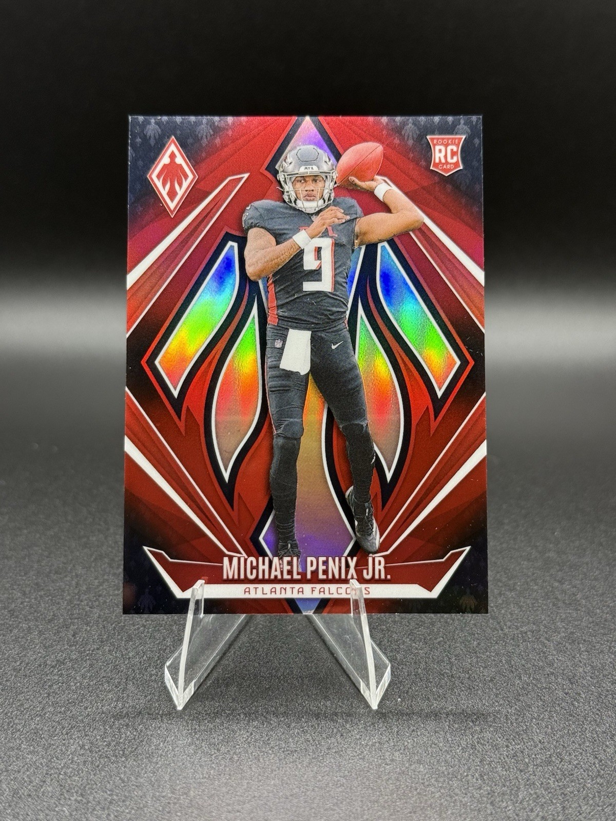 2024 Panini Phoenix - Rookie /299 Michael Penix Jr. #229 Red Fade (RC)
