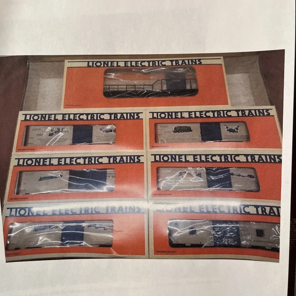 CONJUNTO LIONEL O GAUGE 90º ANIVERSÁRIO NOVO EM FOLHA E LACRADO DE FÁBRICA - Imagem 3 de 3