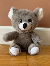World Plush Inc Gray Teddy Bear Plush 8  Soft Toy NWOT