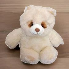 Vtg 1985 Prestige Toy Corp PTC Brown Raccoon Plush Stuffed Animals Toy 15”