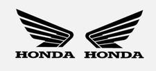 2 x Honda Motorbike Tank Belly Pan Fairing Sticker Decals, Any Colour RACE TRACK