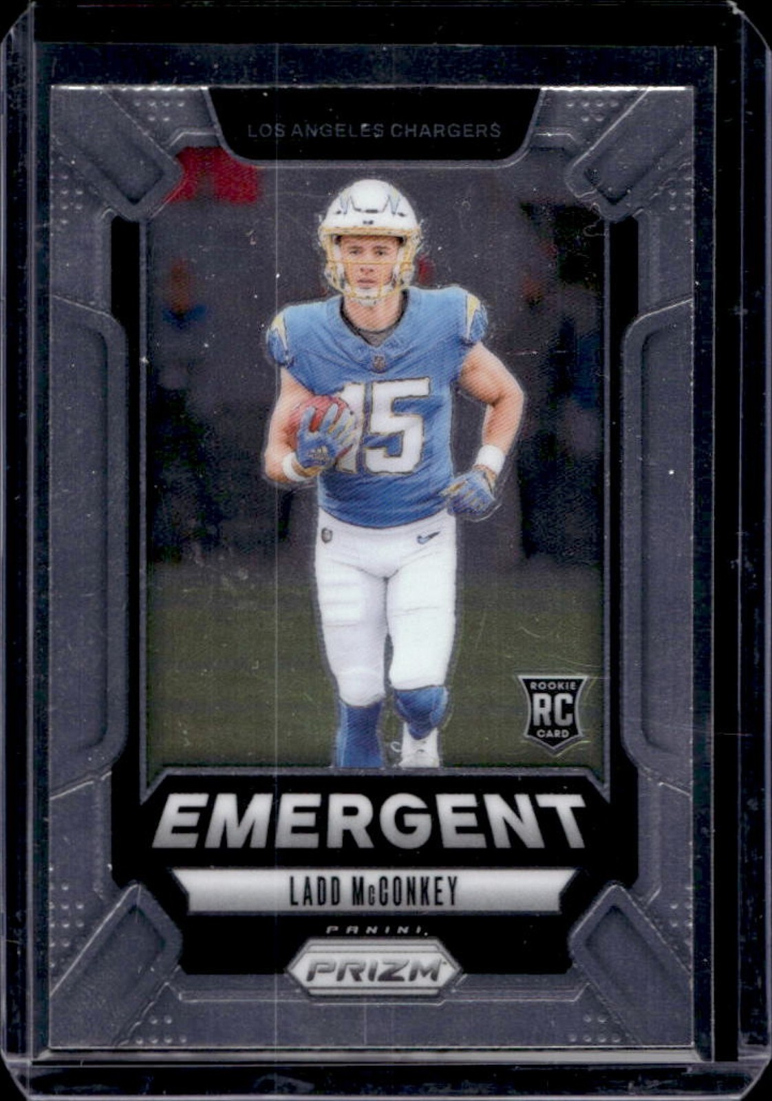 2024 Prizm Ladd McConkey Emergent RC Rookie #13 Chargers