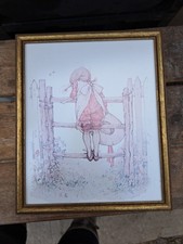 Vintage Holly Hobbie Framed Print