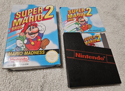 Nintendo NES Spiel: Super Mario Bros 2 - OVP mit Anleitung