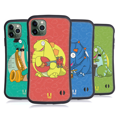 HEAD CASE DESIGNS DINO MUSIKEROS HYBRID HÜLLE HUELLE FÜR APPLE iPHONES HANDYS