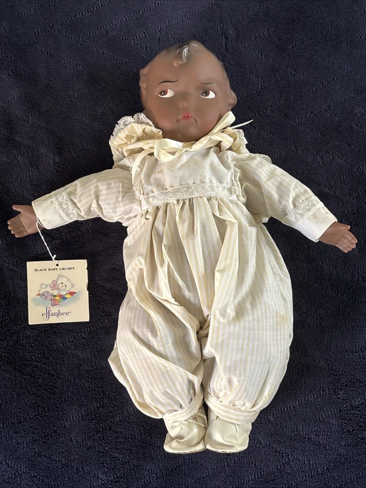 "Muñeca de vinilo Baby Grumpy 1988, Effanbee edición limitada juguete vintage de 15""" Foto 2 de 4