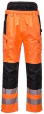 Portwest PW342 PW3 Hi-Vis Extreme Rain Pants Orange/Black Size XL