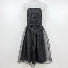 VTG Y2K Molly NY Dress Women's 10 Whimsigoth Tulle Holiday Eyelet Formal Witchy